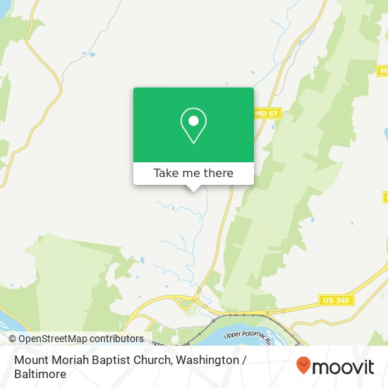 Mapa de Mount Moriah Baptist Church