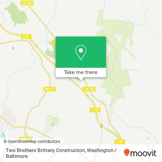 Two Brothers Brittany Construction map