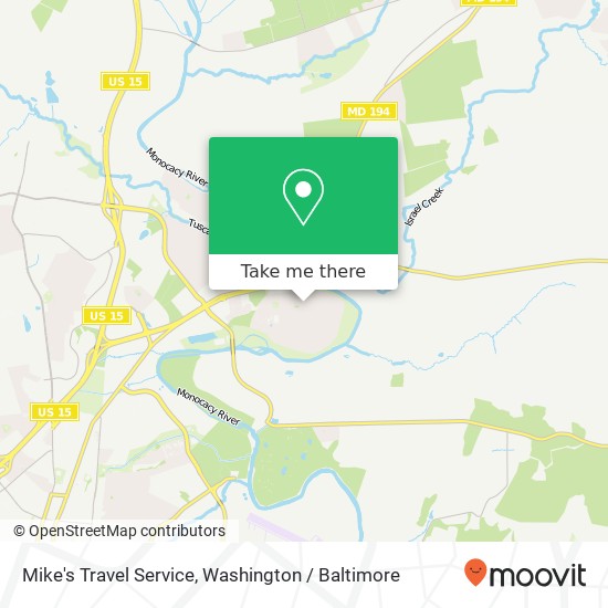 Mapa de Mike's Travel Service