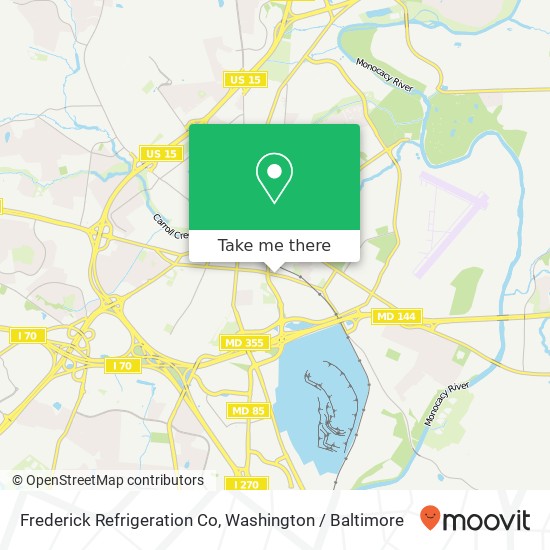 Mapa de Frederick Refrigeration Co