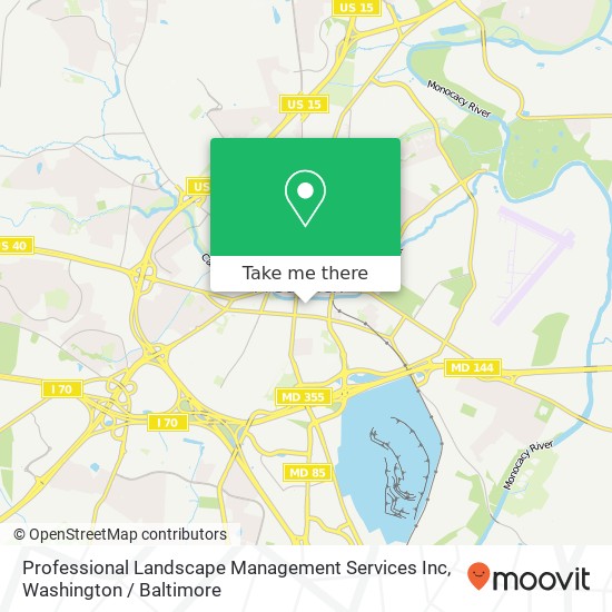 Mapa de Professional Landscape Management Services Inc