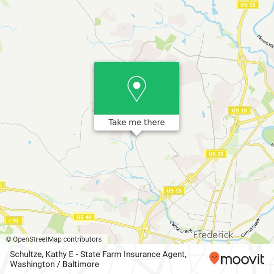 Mapa de Schultze, Kathy E - State Farm Insurance Agent