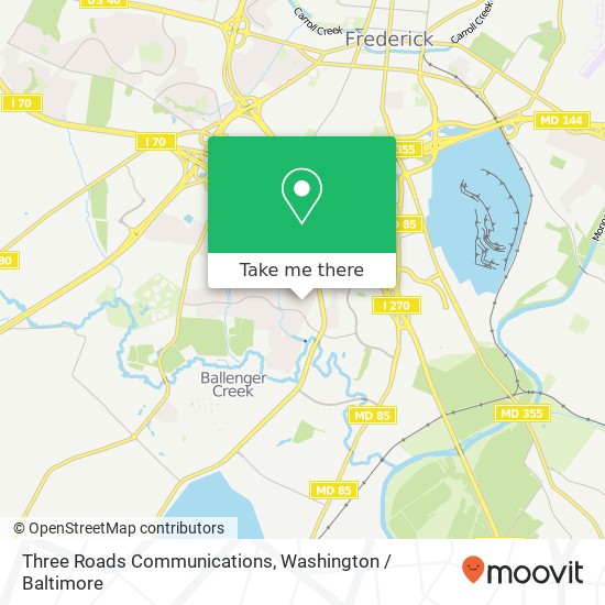 Three Roads Communications map