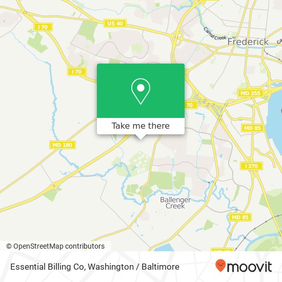 Essential Billing Co map