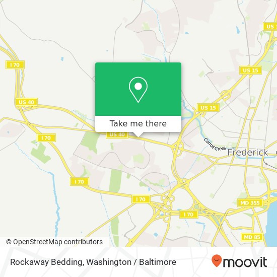 Mapa de Rockaway Bedding