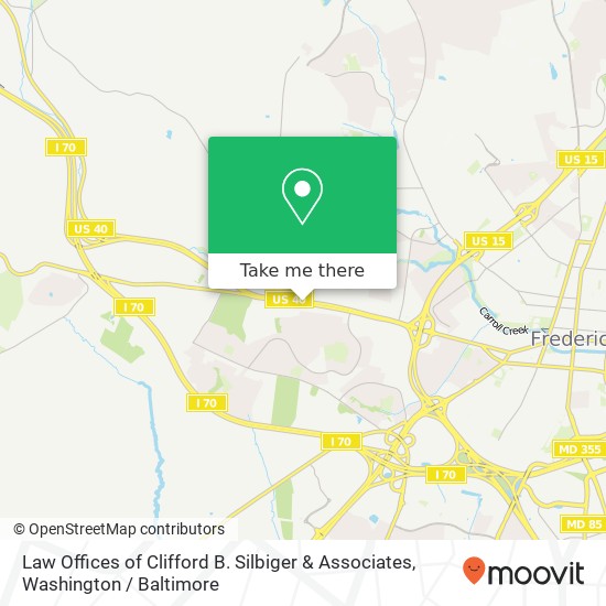 Mapa de Law Offices of Clifford B. Silbiger & Associates