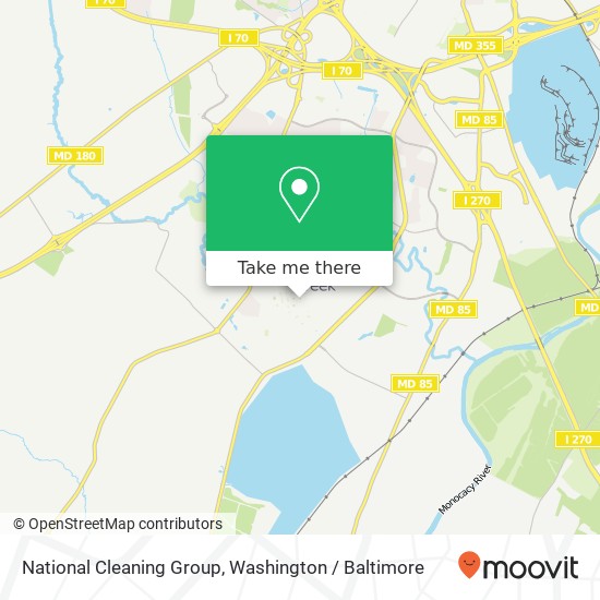 Mapa de National Cleaning Group