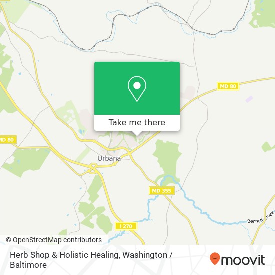 Herb Shop & Holistic Healing map