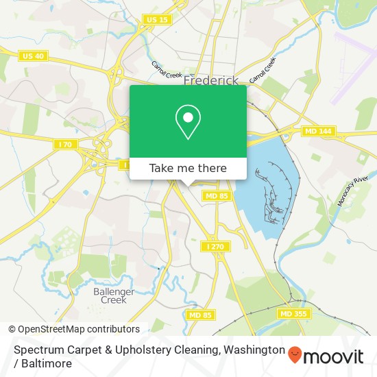 Spectrum Carpet & Upholstery Cleaning map
