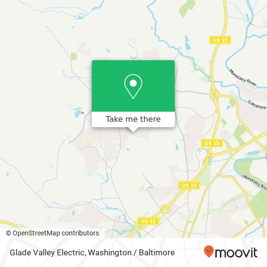 Glade Valley Electric map