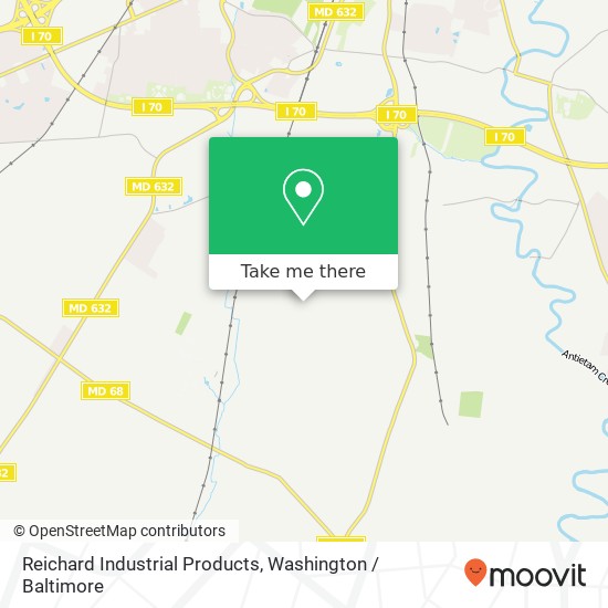 Mapa de Reichard Industrial Products