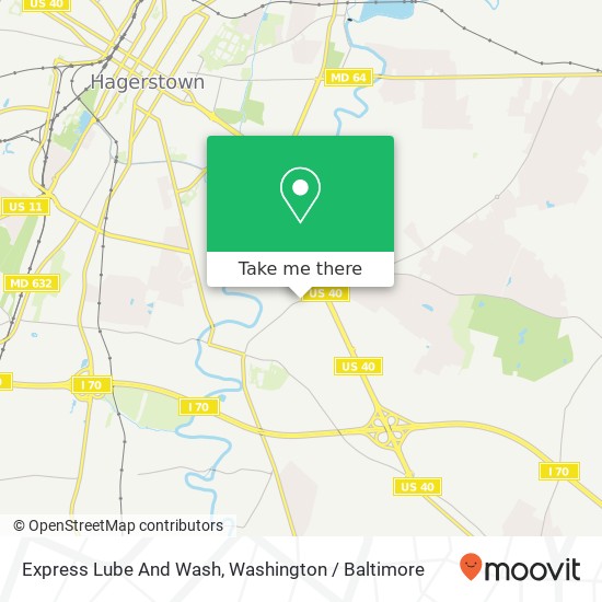 Express Lube And Wash map