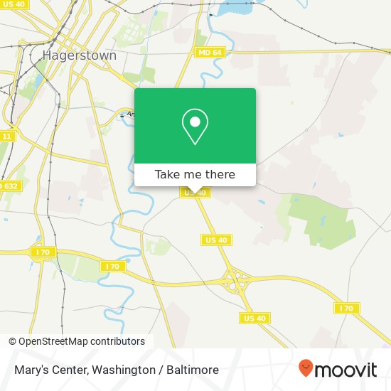 Mapa de Mary's Center