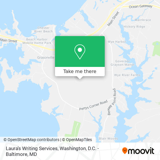 Laura's Writing Services map