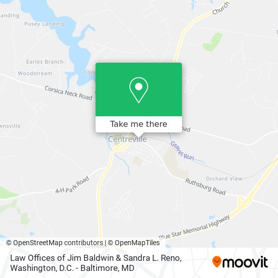 Mapa de Law Offices of Jim Baldwin & Sandra L. Reno