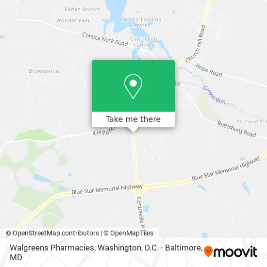 Walgreens Pharmacies map