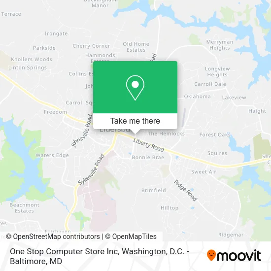 One Stop Computer Store Inc map