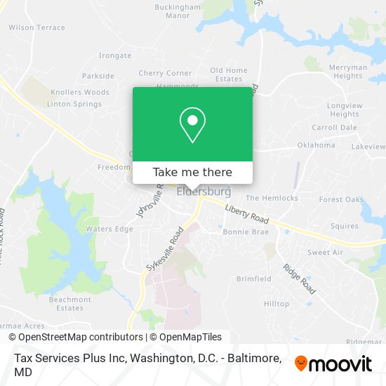 Tax Services Plus Inc map