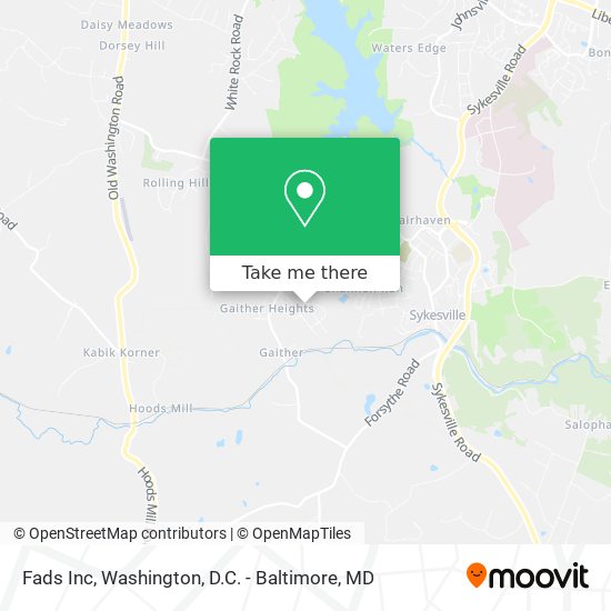 Fads Inc map