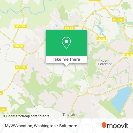 MyWVvacation map