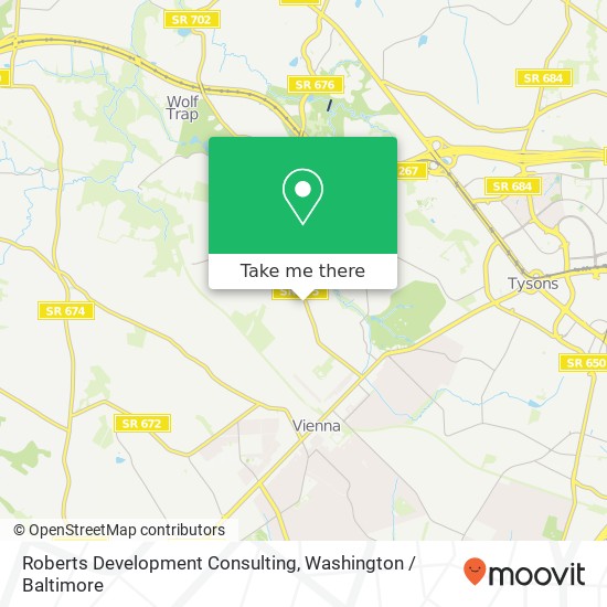 Mapa de Roberts Development Consulting, 605 Sideling Ct NE