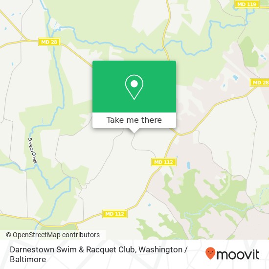 Mapa de Darnestown Swim & Racquet Club
