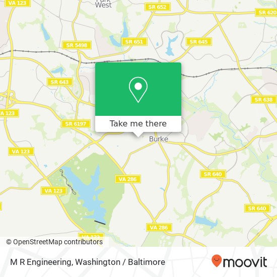 M R Engineering map