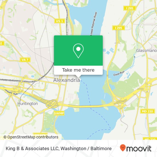 King B & Associates LLC map