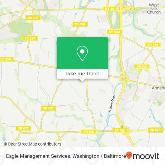 Eagle Management Services map