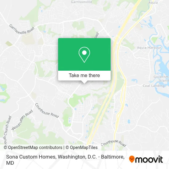 Sona Custom Homes map