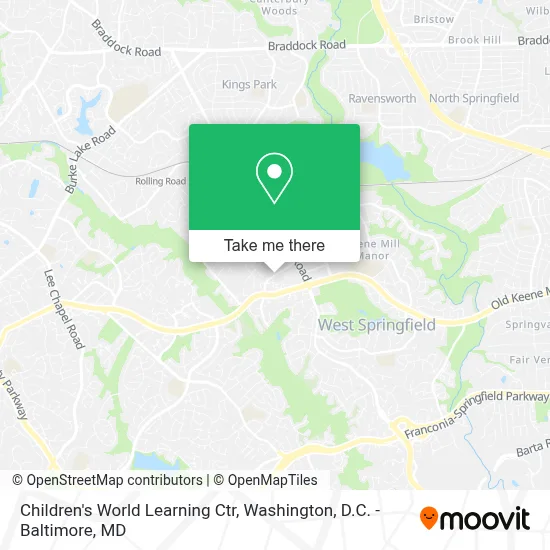 Children's World Learning Ctr map