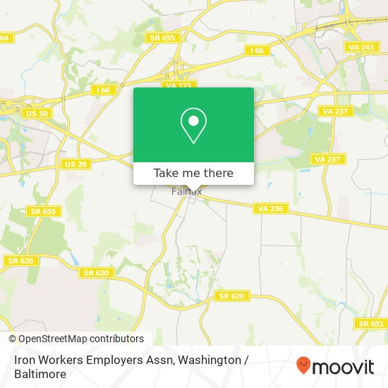 Mapa de Iron Workers Employers Assn