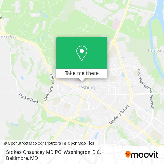 Stokes Chauncey MD PC map