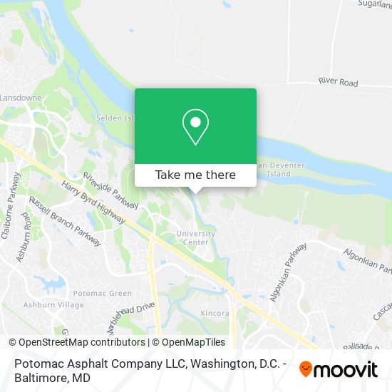 Potomac Asphalt Company LLC map