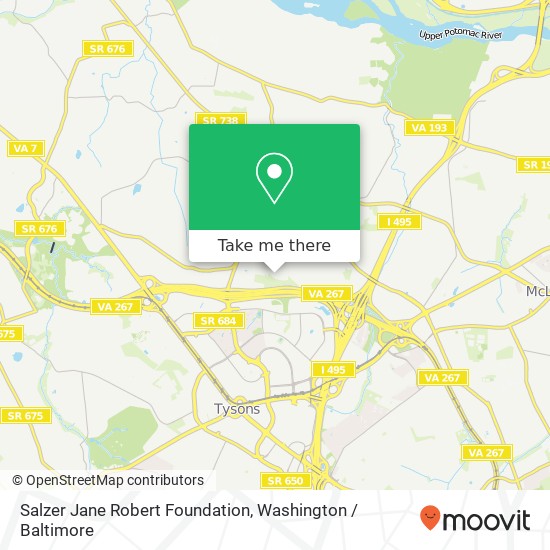 Mapa de Salzer Jane Robert Foundation