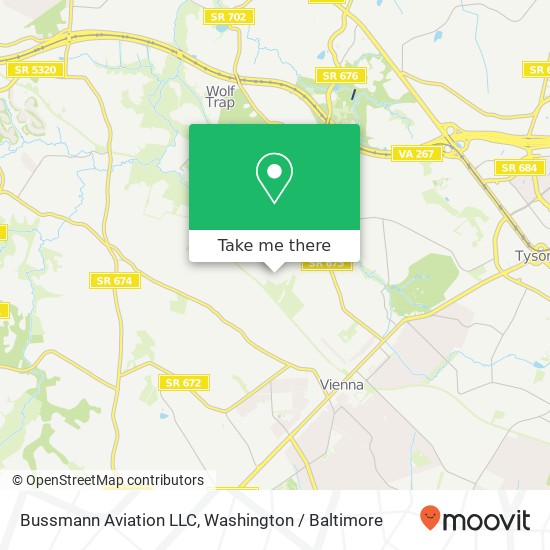 Mapa de Bussmann Aviation LLC