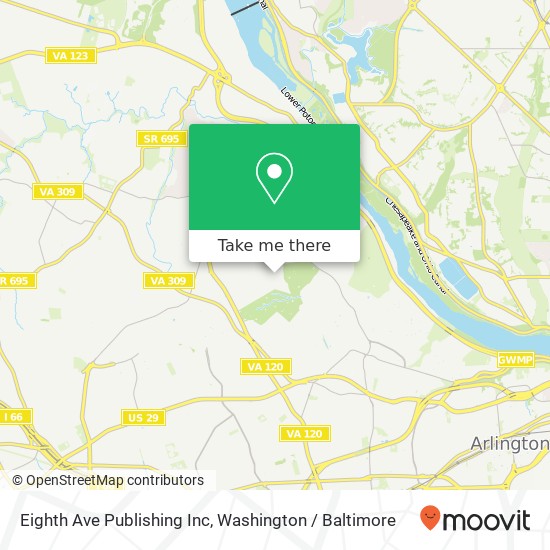 Mapa de Eighth Ave Publishing Inc