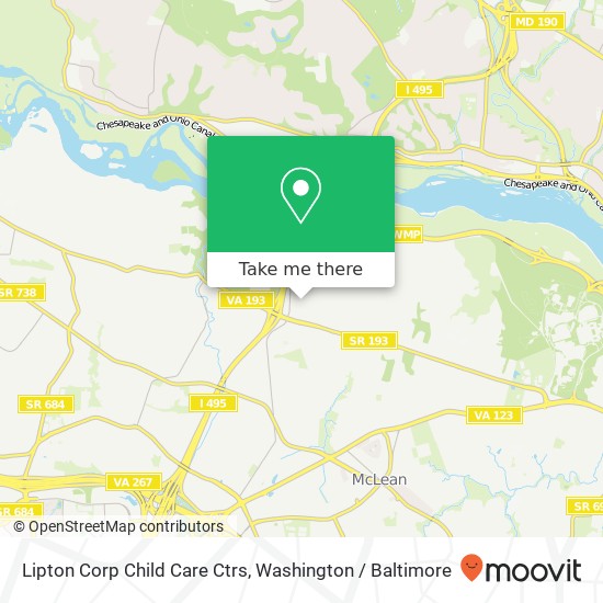 Lipton Corp Child Care Ctrs map