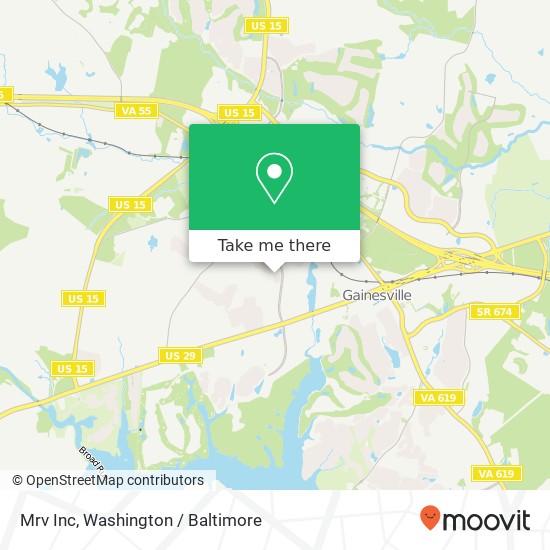 Mapa de Mrv Inc