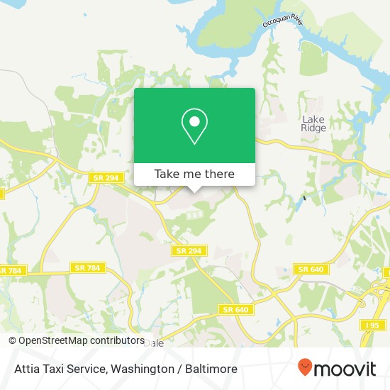 Mapa de Attia Taxi Service