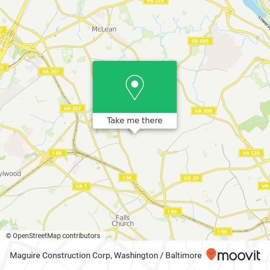 Mapa de Maguire Construction Corp