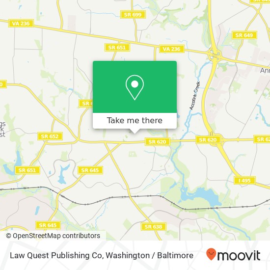 Mapa de Law Quest Publishing Co