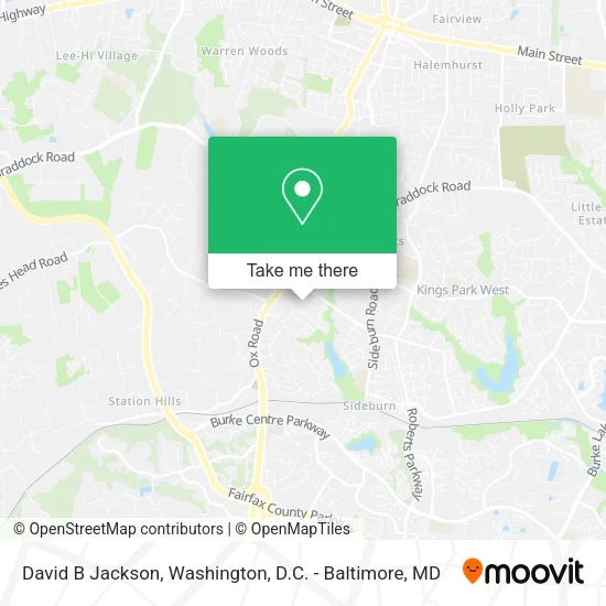 Mapa de David B Jackson