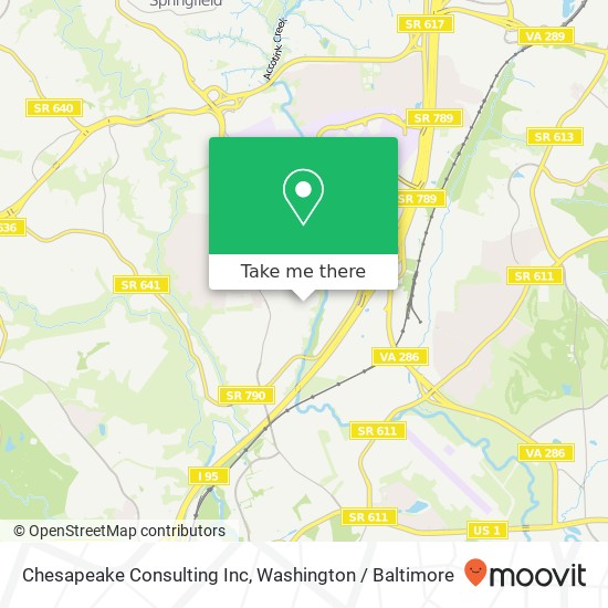 Mapa de Chesapeake Consulting Inc