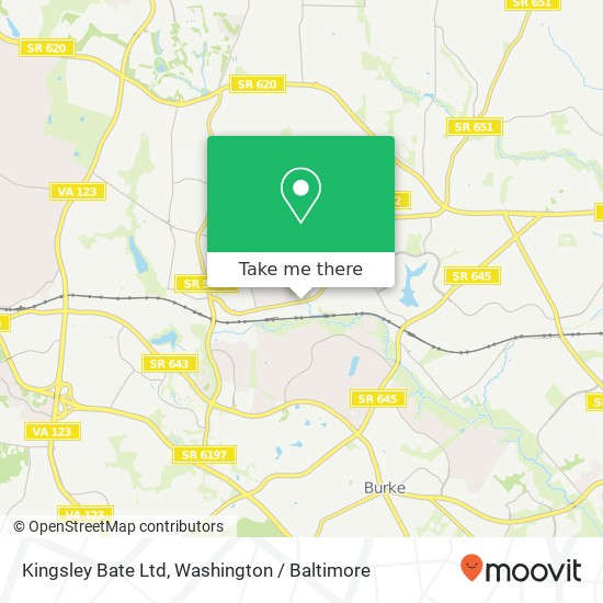 Kingsley Bate Ltd map