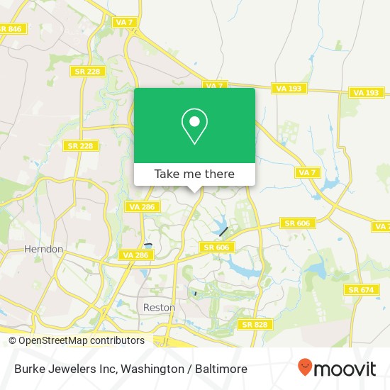 Burke Jewelers Inc map