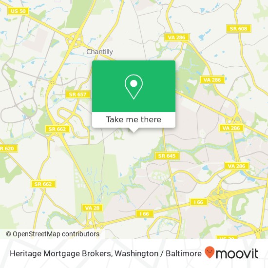 Heritage Mortgage Brokers map