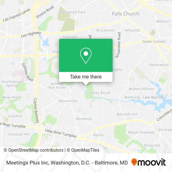 Meetings Plus Inc map