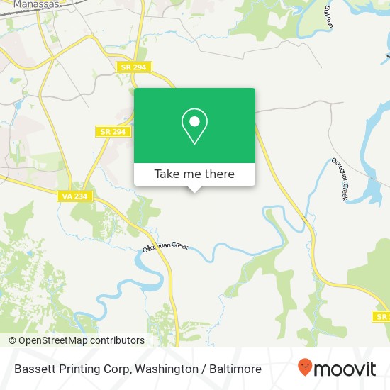 Mapa de Bassett Printing Corp