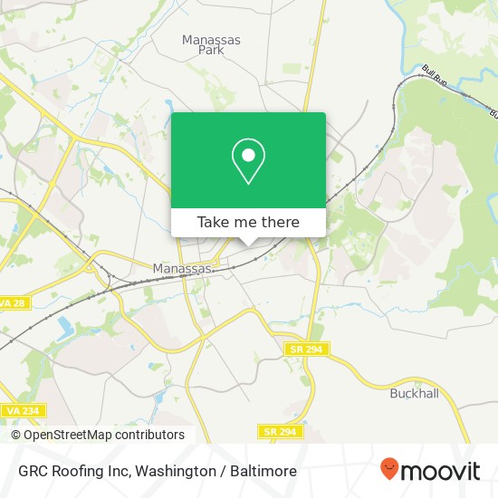 GRC Roofing Inc map